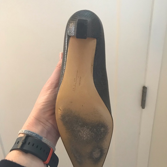 Salvatore Ferragamo Faux Alligator Pattern - Picture 3 of 4